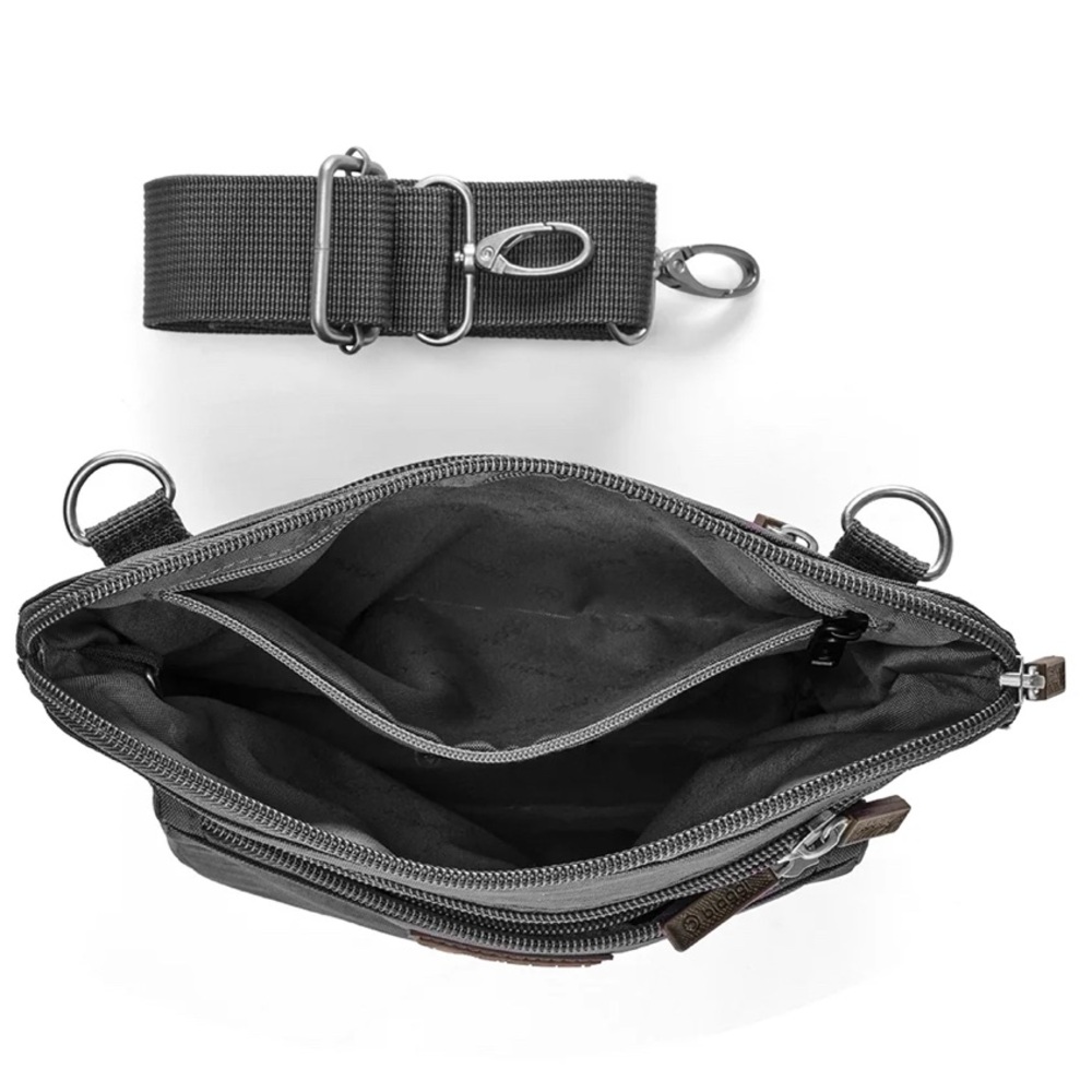Biaggi Charcoal Crossbody Bag for Women - Picture 4 of 8